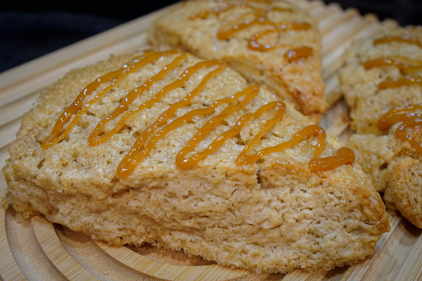 8 Caramel Apple Scones (Delivered Thursday November 21st)