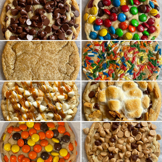 8 Big Cookie Variety — With Peanut Butter (Delivered Monday)