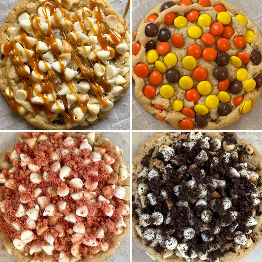 Salted Caramel | Reese’s Pieces | Strawberries & Cream | Cookies & Cream (Delivered Monday)