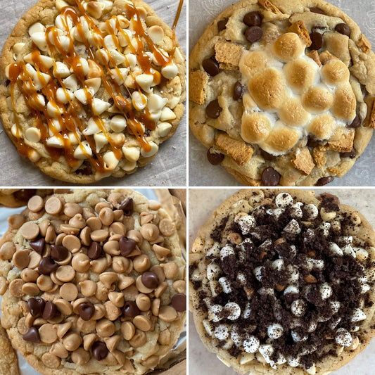 Salted Caramel | S’mores | Peanut Butter Chip | Cookies & Cream (Delivered Monday)