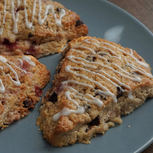 8 Strawberry Chocolate Chip Scones (Delivered Tuesday)
