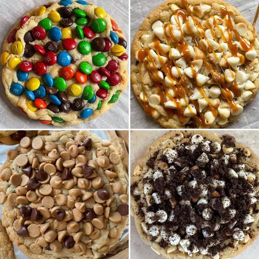 M&M | Salted Caramel | Peanut Butter Chip | Cookies & Cream (Delivered Monday)