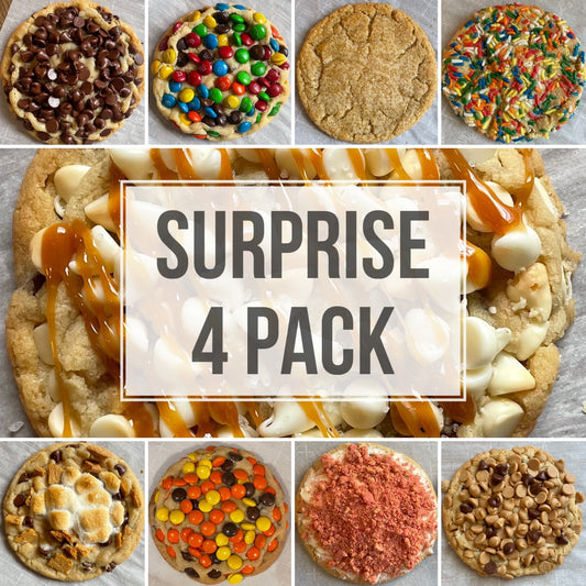 Surprise Big Cookie 4 Pack (Delivered Friday)