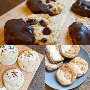 Dipped Sampler - A Dozen Chocolate Dipped Cookies (Delivered Monday)